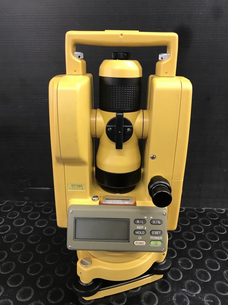 TOPCON トプコン デジタルセオドライト トランシット DT-130の中古 中古B使用感あり 《大阪・松原》中古工具販売の専門店│ツールオフ松原店  ｜中古工具販売のツールオフ