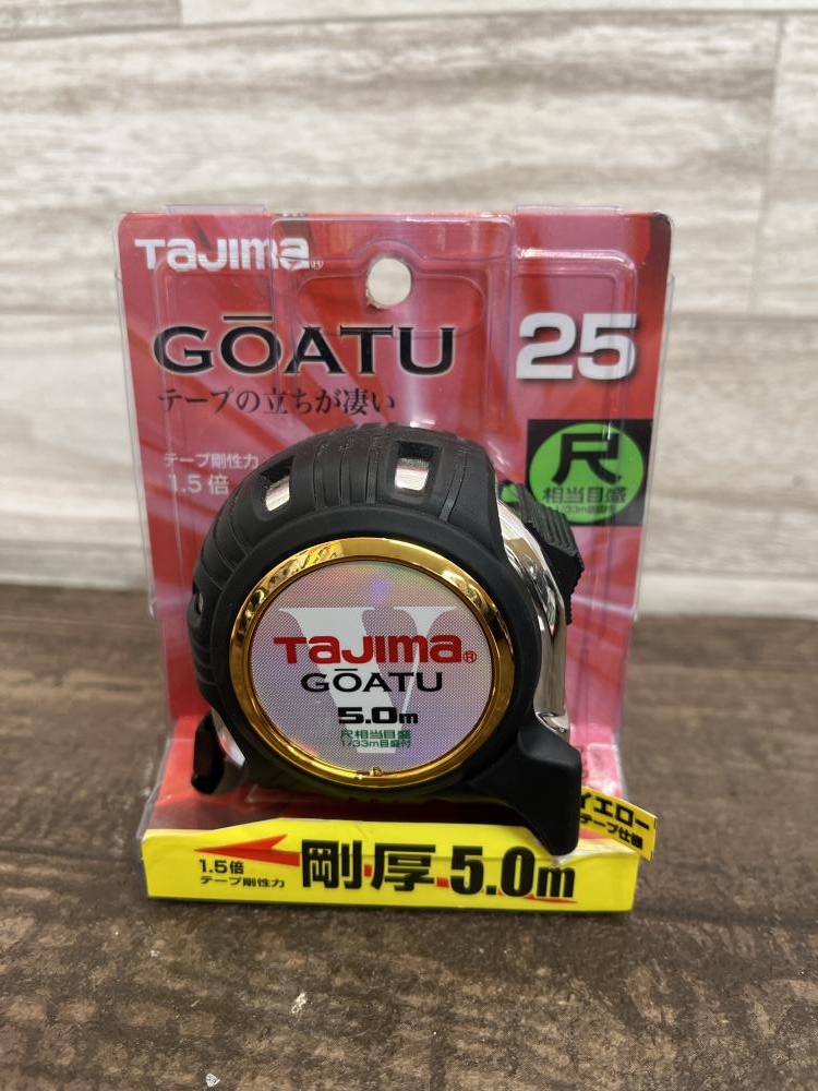 タジマ TAJIMA 剛厚Gロック-25 5.0m スケール GAGL2550Sの中古 未使用