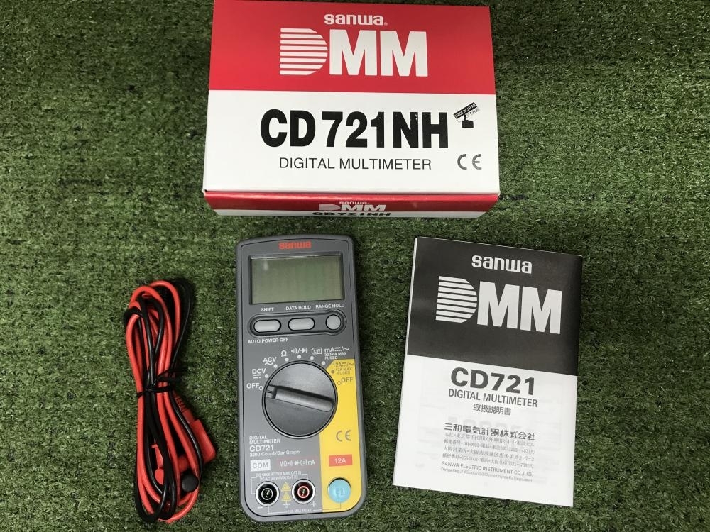 サンワ デジタルマルチメーター CD721の中古 未使用品 《埼玉