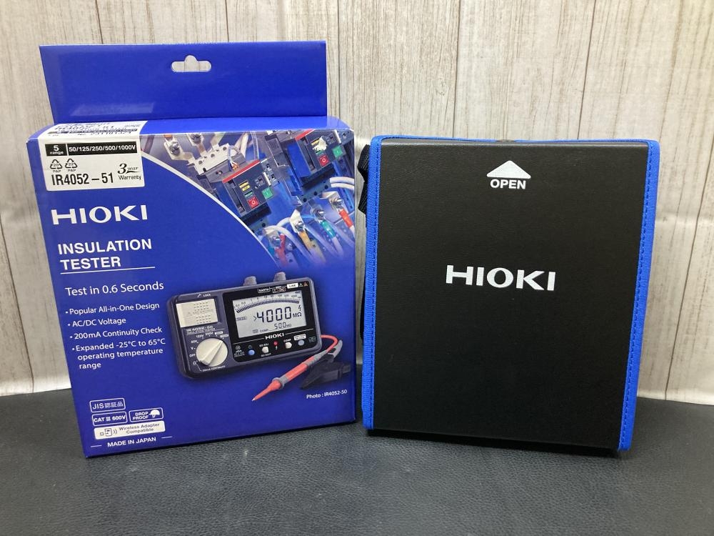 HIOKI 絶縁抵抗計 IR4052-51 - 生活家電