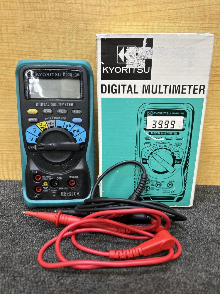 共立電気計器 KYORITSU デジタルマルチメーター 1009の中古 中古 共立電気計器 KYORITSU デジタルマルチメーター 1009の中古 中古