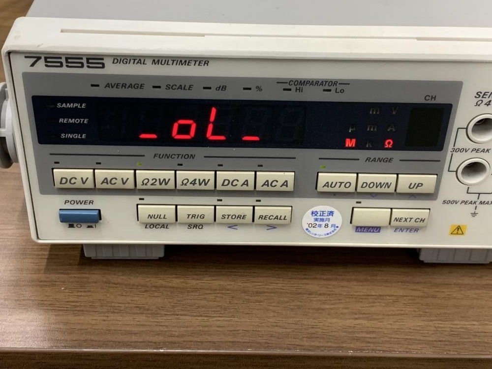 YOKOGAWA 横河 デジタルマルチメーター 755501の中古 ジャンク YOKOGAWA 横河 デジタルマルチメーター 755501の中古 ジャンク