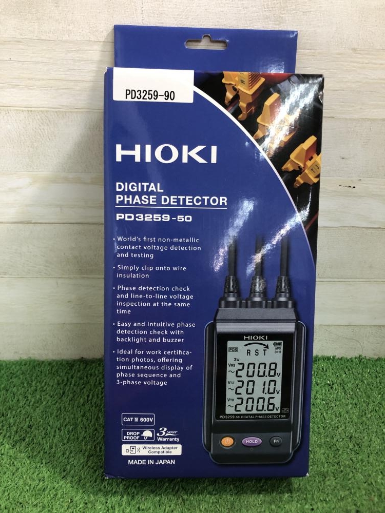 HIOKI 日置 電圧計付検相器 PD3259-50の中古 未使用品 《大阪・茨木 ...