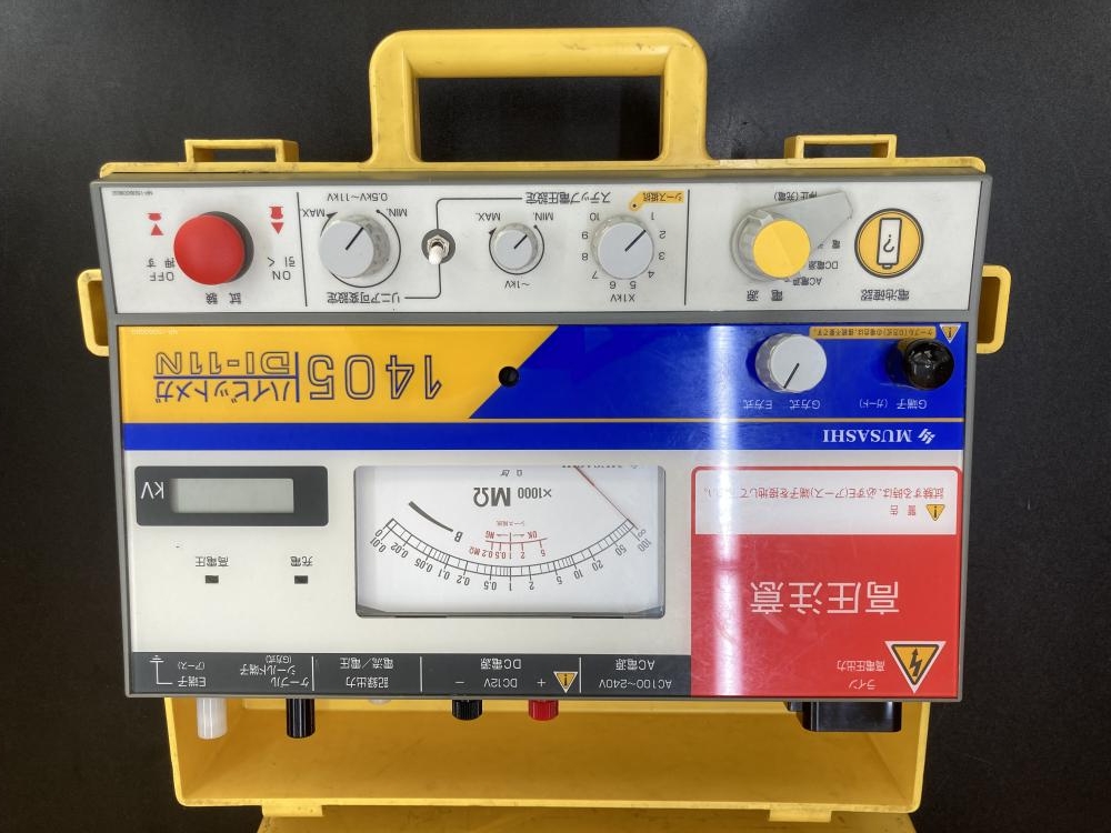 ムサシ 高電圧絶縁抵抗計 DI-11Nの中古 中古C傷汚れあり 《埼玉・鴻巣