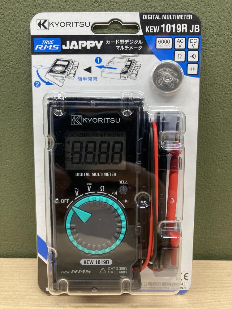 共立電気計器 JAPPY デジタルマルチメータ KEW1019RJBの中古 未使用品 《埼玉・上尾》中古工具販売の専門店│ ツールオフ上尾店  ｜中古工具販売のツールオフ