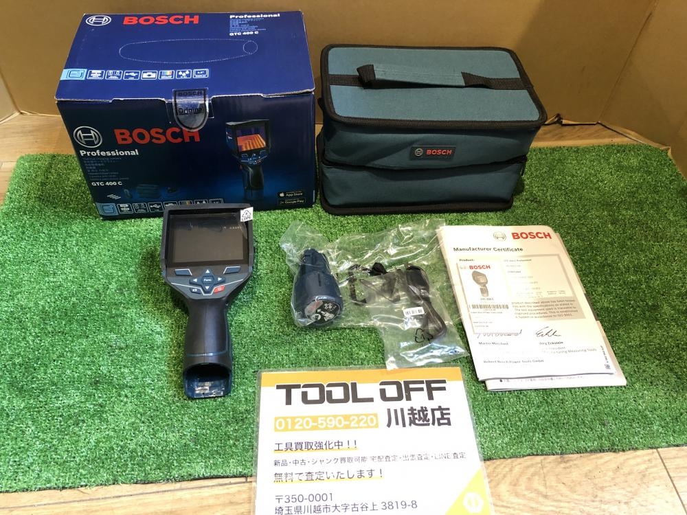 BOSCH ボッシュ 赤外線サーモグラフィー GTC400Cの中古 未使用品