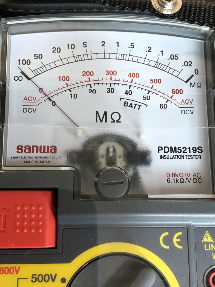 【正規品限定SALE】サンワ・絶縁抵抗計(PDM5219S-P) 電気計測器