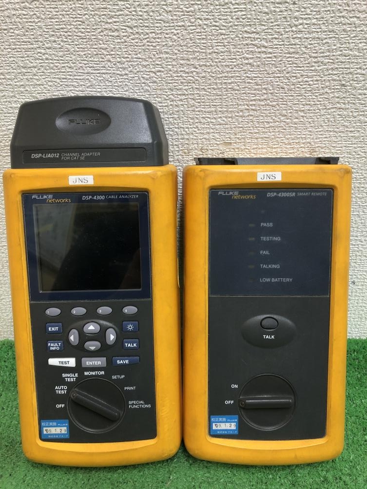 FLUKE ケーブルアナライザー DSP-4300SR+DSP-4300の中古 ジャンク 《神奈川・川崎》中古工具販売の専門店│  ツールオフ神奈川・川崎店 ｜中古工具販売のツールオフ