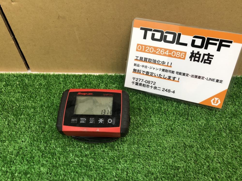 スナップオン Snap-on デジタルサーモメーター TEMP200Jの中古 中古B使用感あり 《千葉・柏》中古工具販売の専門店│ ツールオフ柏店  ｜中古工具販売のツールオフ