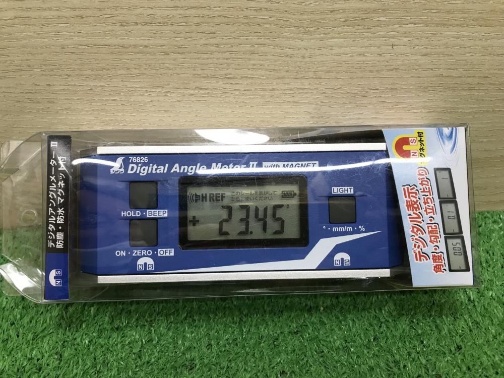 シンワ測定 デジタルアングルメーター 76826の中古 未使用品 《神奈川