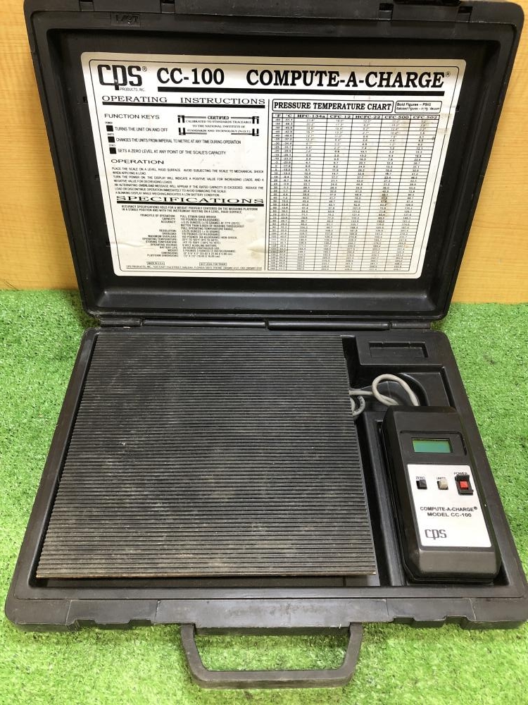 CPS チャージングスケール CC-100 ※未校正の中古 中古C傷汚れ