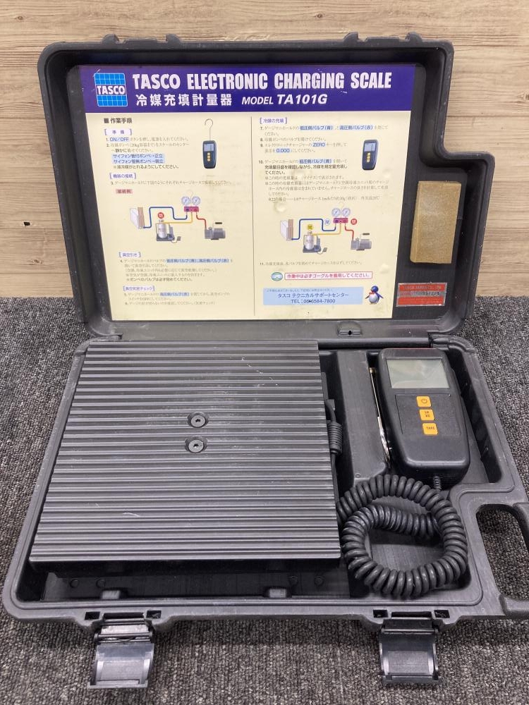 タスコ TASCO エレクトロニックチャージャー TA101Gの中古 中古B使用感あり 《大阪・松原》中古工具販売の専門店│ツールオフ松原店  ｜中古工具販売のツールオフ