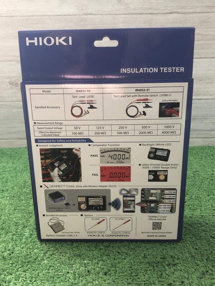 HIOKI 絶縁抵抗計 IR4052-51の中古 未使用品 《大阪・茨木》中古工具