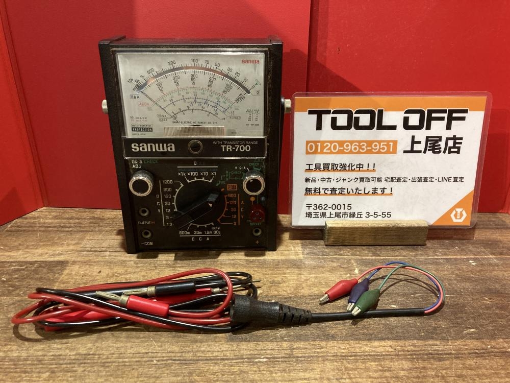 sanwa サンワ アナログテスター TR-700の中古 中古C傷汚れあり 《埼玉