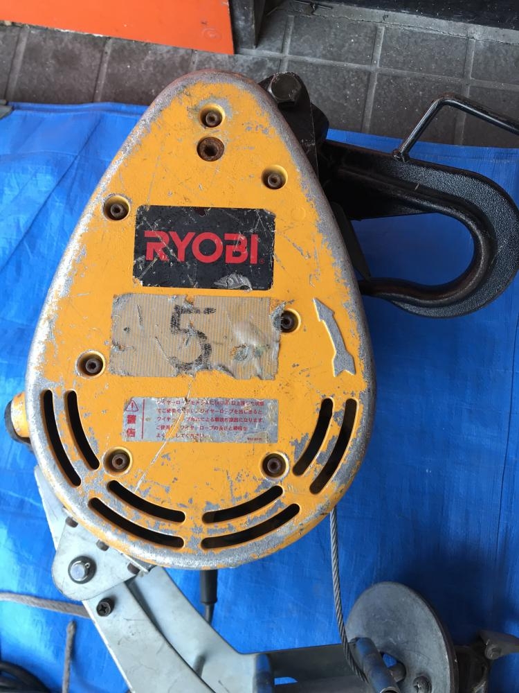 RYOBI リョービ リモコンウインチ 無線式電動 WI-195RCの中古