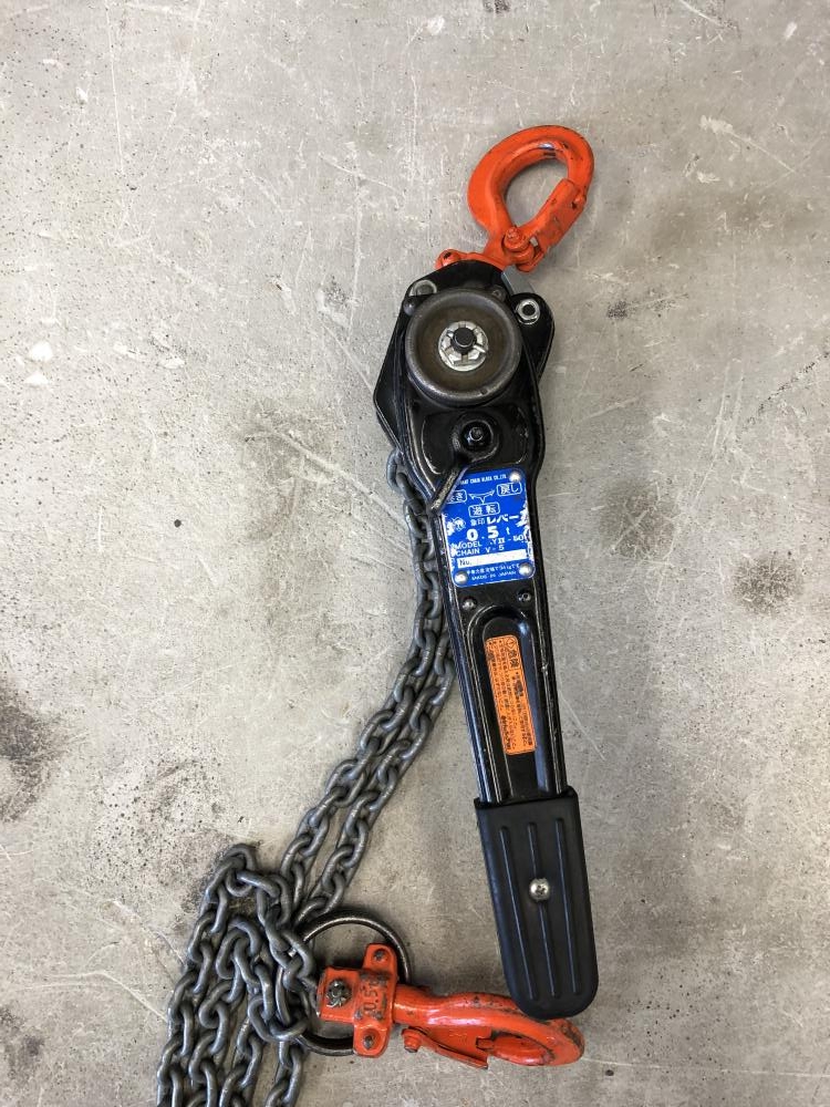 象印 ELEFHANT レバーブロック 0.8t けむり チェーン3m