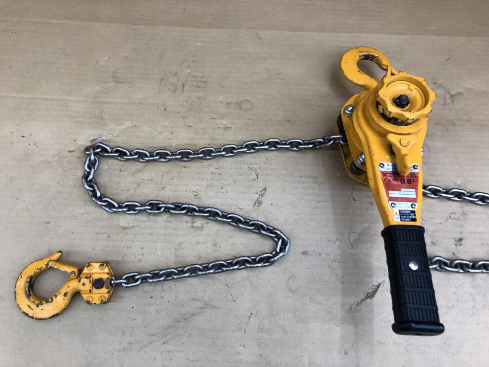 キトー レバーブロック 0.8t LB008の中古 中古B使用感あり 《千葉・柏 
