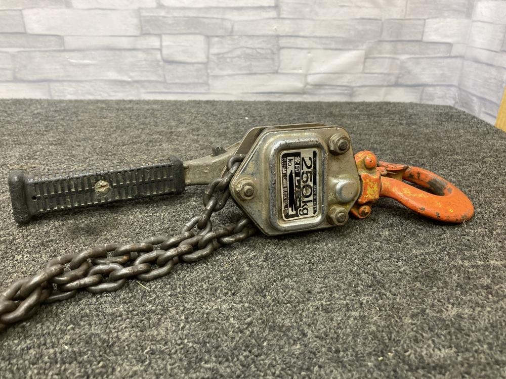 象印 エレファント レバーブロック 荷締め機 チェンブロック 250kgの