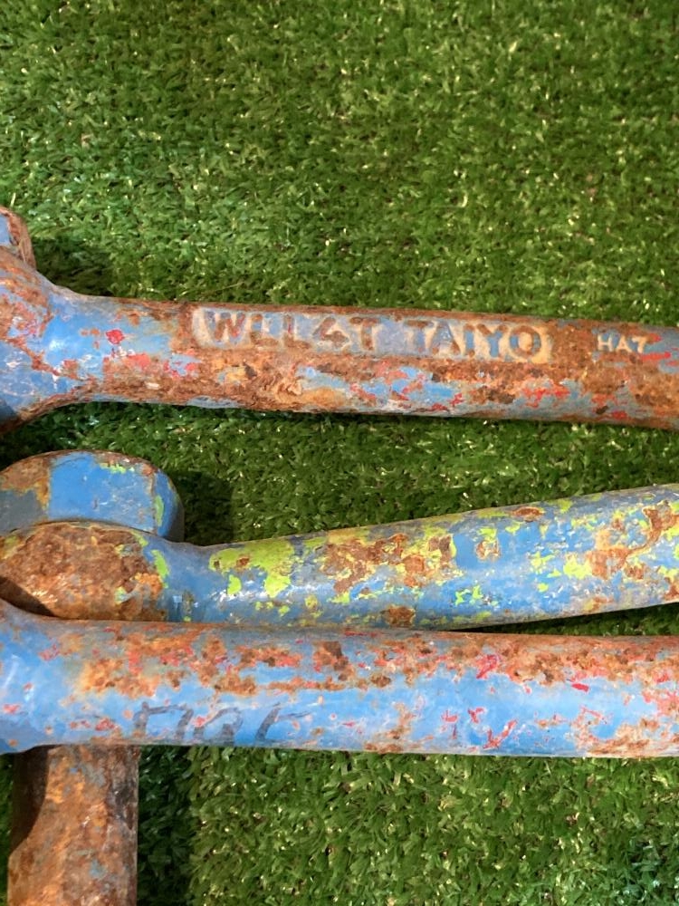 TAIYO 長シャックル 4t 2個セット WLL4Tの中古 未使用品 《横浜