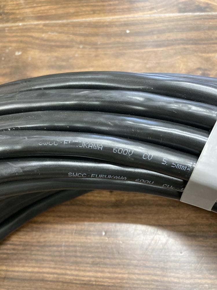 古河 CVケーブル 2×5.5 ※約10.5kg・50mの中古 未使用品 《埼玉・草加