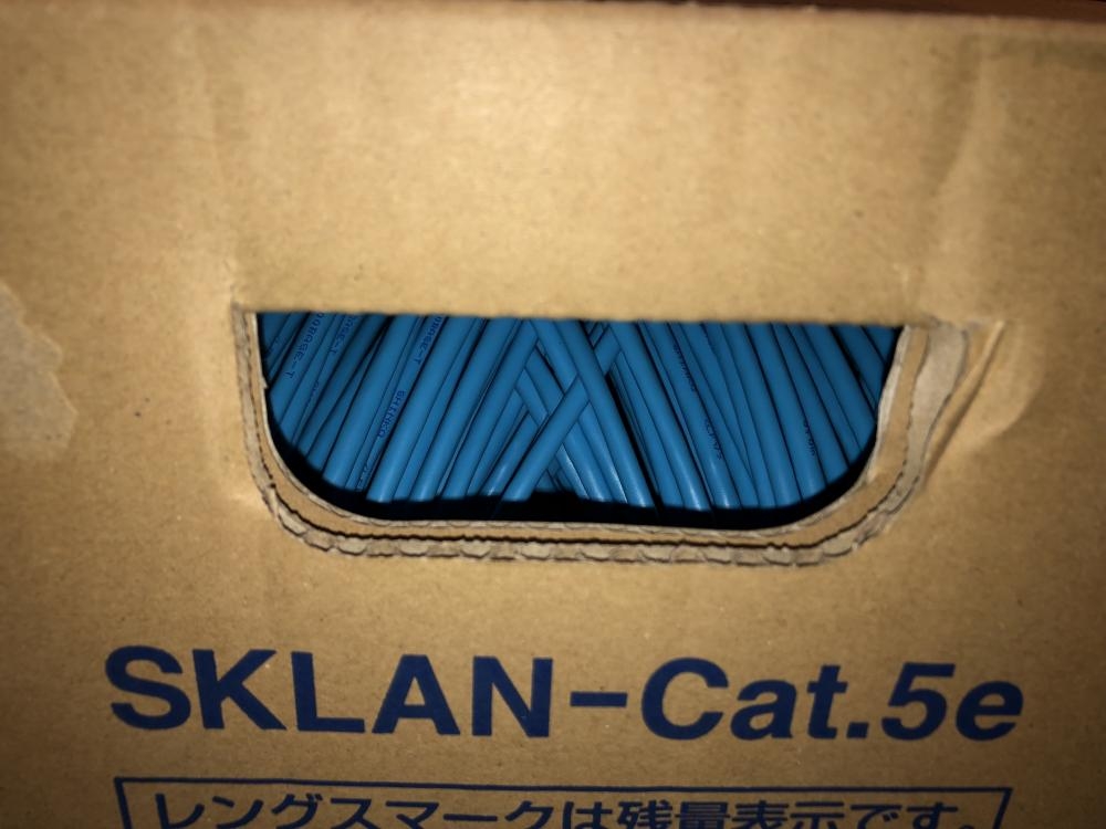 伸興電線 LAN用ツイストペアケーブル LANケーブル SKLAN-Cat.5e 薄青 【製造年月：2025年3月】【船橋馬込店】【店頭取引限定】【未使用】管理番号：ITBLKTYC13I4 SK LANケーブル:Cat.5e[伸興電線]の通販 ｜ 配管部品.com
