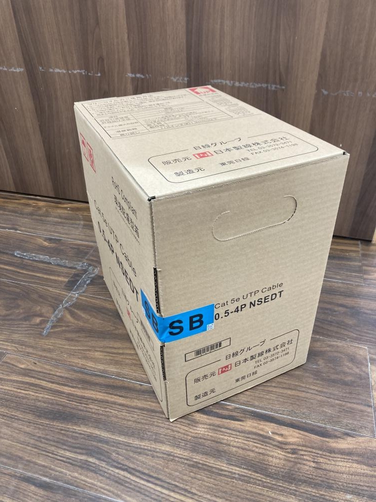 日本製線 Cat5e UTPケーブル 0.5-4P NSEDT SB 300mの中古 未使用品