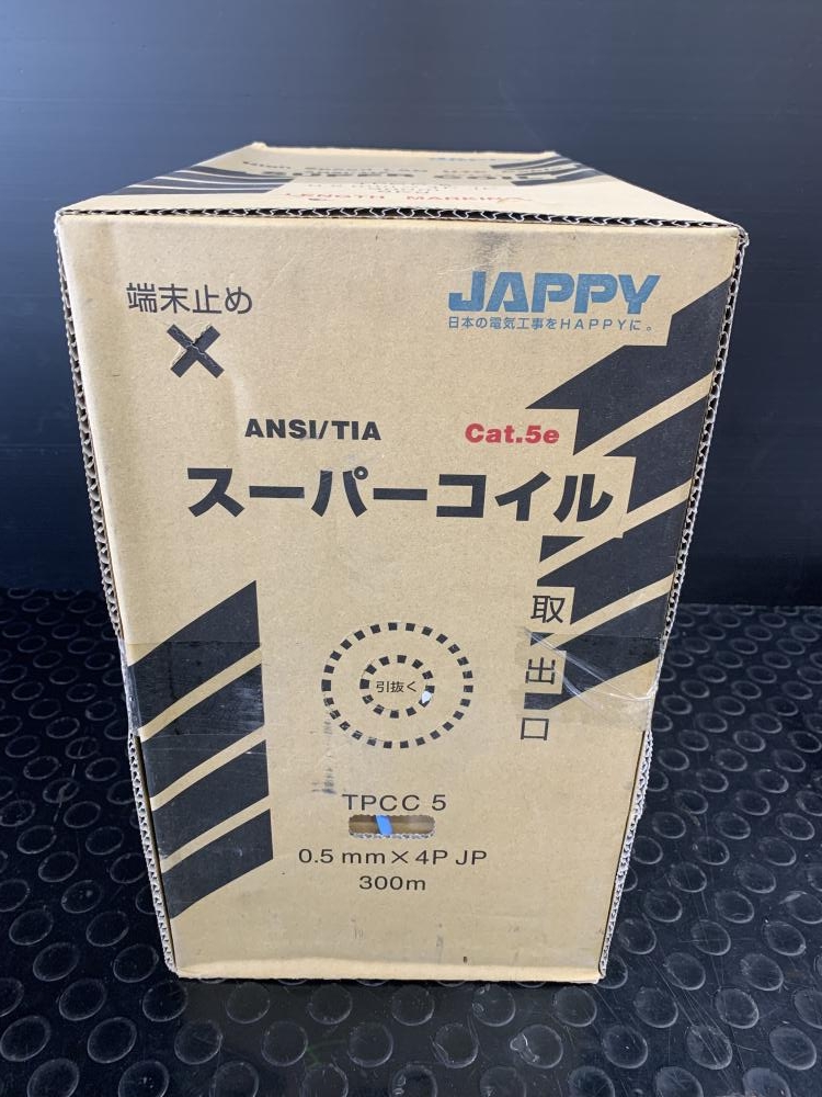 JAPPY 冨士電線 スーパーコイル LANケーブル TPCC5 Cat.5eの中古 未