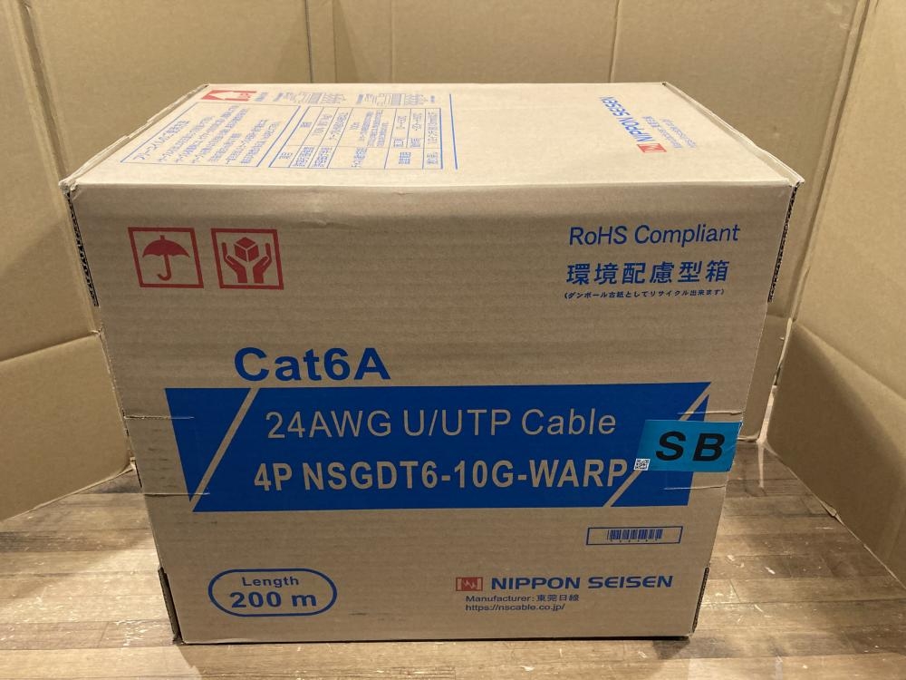 日本製線 UTPケーブル LANケーブル Cat6A SBの中古 未使用品 《東京・江戸川》中古工具販売の専門店│ ツールオフ江戸川店  ｜中古工具販売のツールオフ