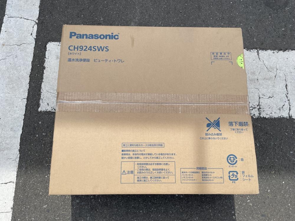 【新品未開封】Panasonic 温水洗浄便座 CH924SWS ウォシュレット Panasonic パナソニック 温水洗浄便座 CH924SWSの中古 未使用品