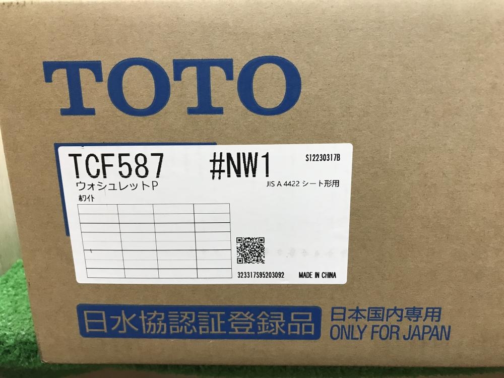 TOTO ウォシュレット TCF587 #NW1の中古 未使用品 《神奈川・厚木》中古工具販売の専門店│ ツールオフ厚木店 ｜中古工具販売のツールオフ