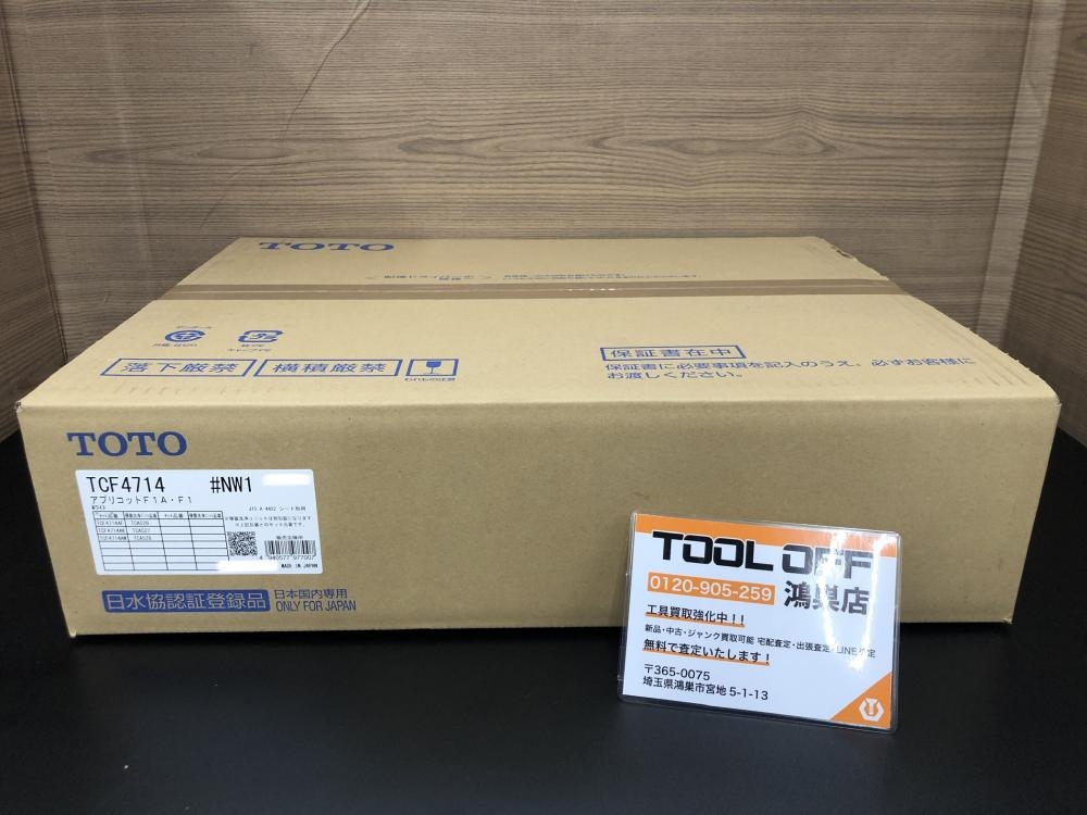 TOTO トートー アプリコット ウォシュレット TCF4714#NW1の中古 TOTO トートー アプリコット ウォシュレット TCF4714#NW1の中古