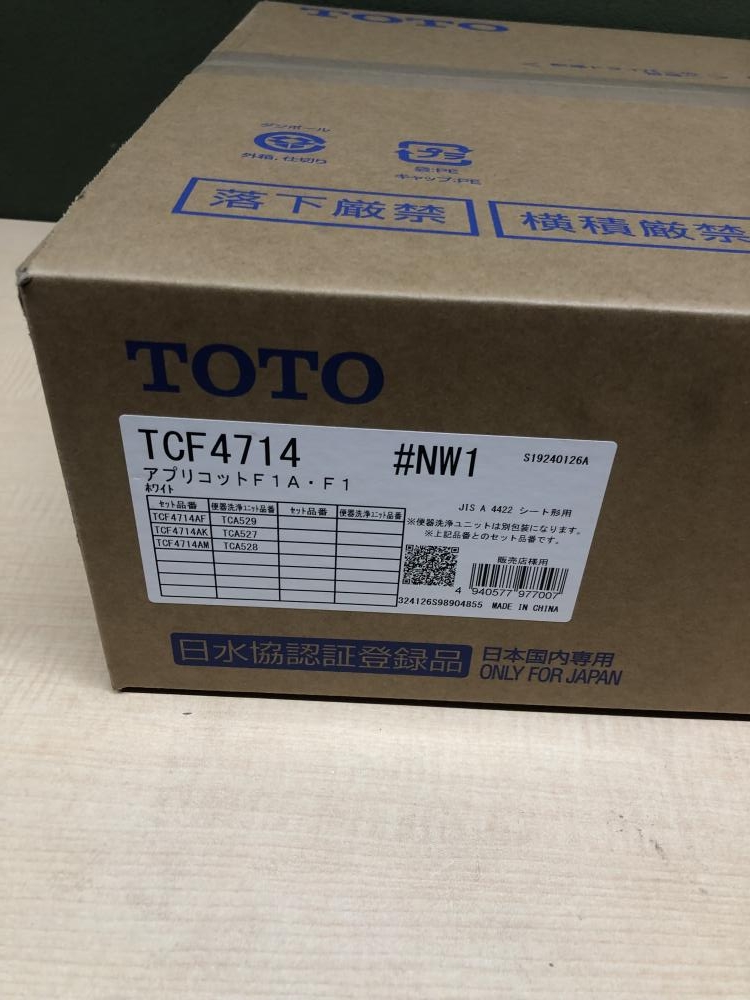 TOTO ウォシュレット アプリコットF1 TCF4714 #NW1の中古 未使用品 《埼玉・上尾》中古工具販売の専門店│ ツールオフ上尾店 ｜中古 工具販売のツールオフ