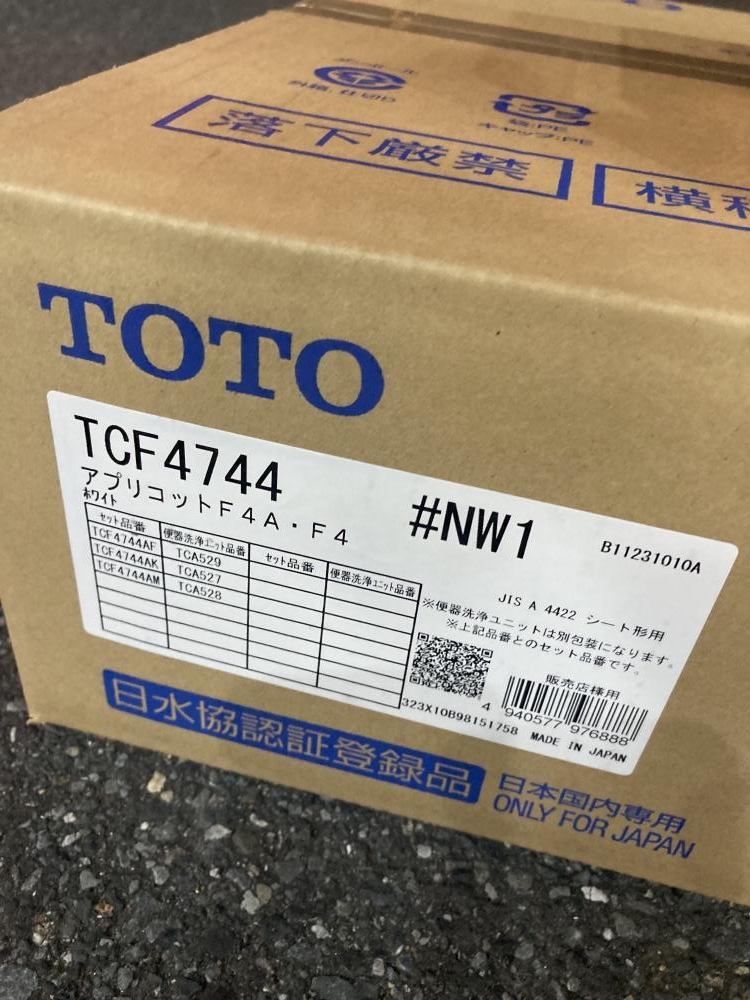 TOTO トートー ウォシュレット アプリコット TCF4744の中古 未使用品 《東京・江戸川》中古工具販売の専門店│ ツールオフ江戸川店  ｜中古工具販売のツールオフ