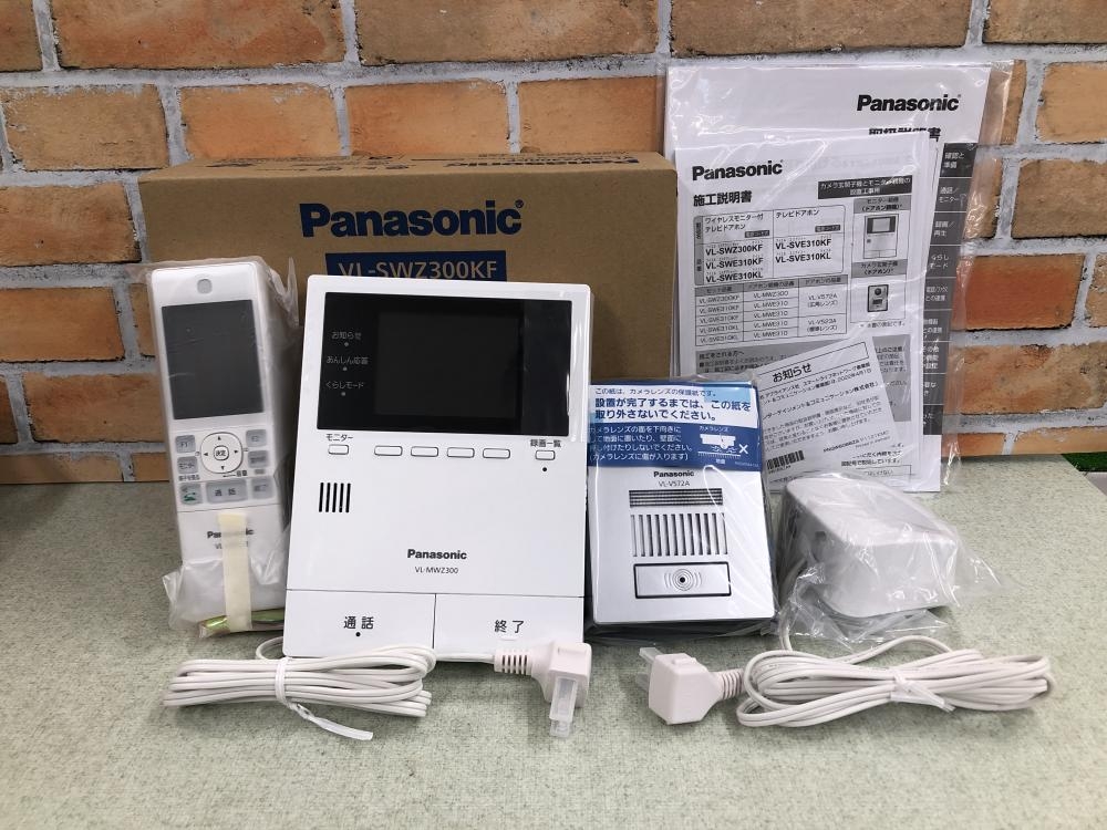 Panasonic ワイヤレスモニター付テレビドアホン VL-SWZ300KFの中古 未