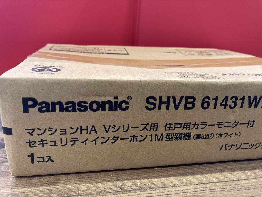 パナソニック セキュリティインターホン1M型親機 SHVB61431WKの中古 未