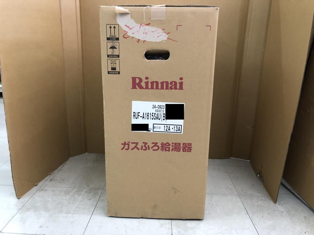 リンナイ Rinnai ガスふろ給湯器 RUF-A1615SAU(B)の中古 未使用品 《千葉・柏》中古工具販売の専門店│ ツールオフ柏店  ｜中古工具販売のツールオフ