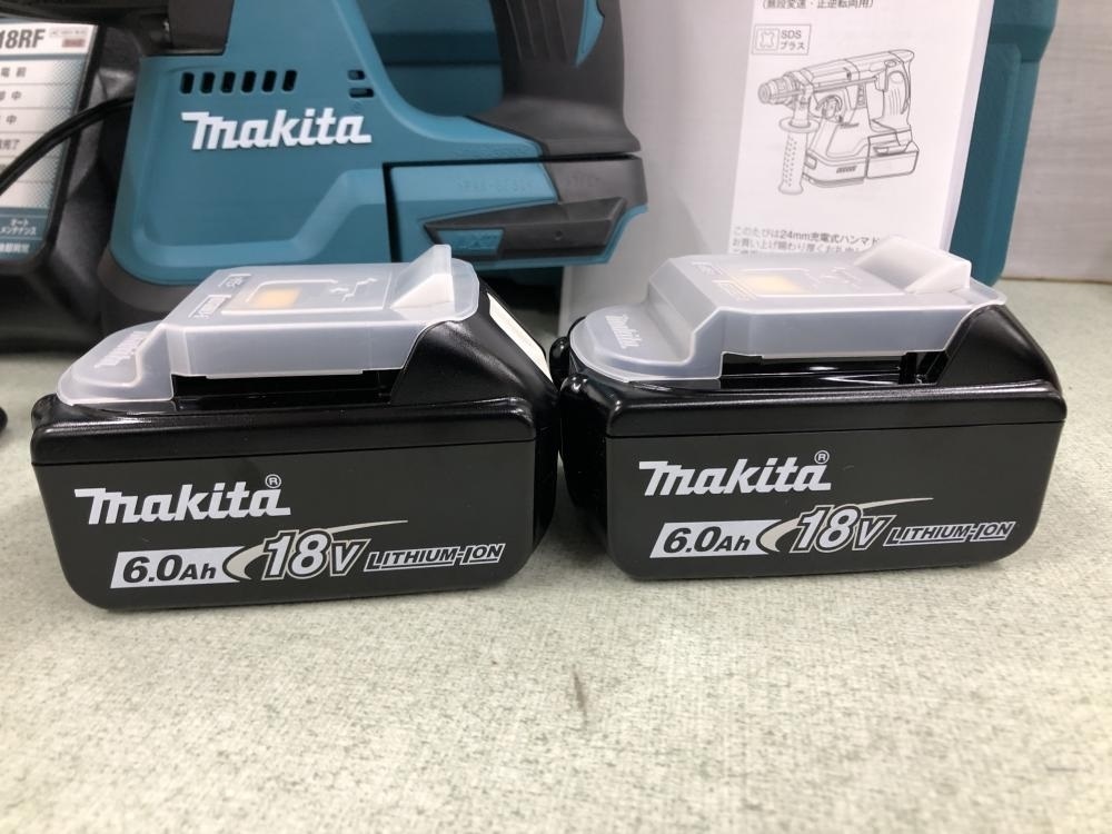 マキタ 24mm充電式ハンマドリル HR244DRGX バッテリ2個 18V 6.0Ahの 