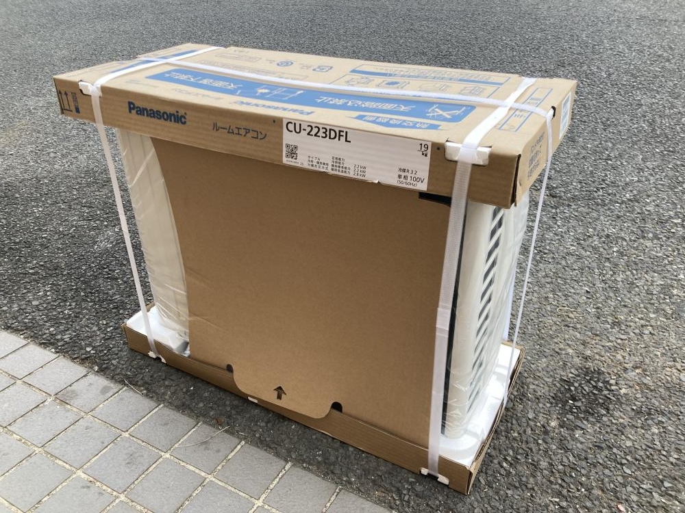 Panasonic 6畳用ルームエアコン CS-223DFL-Wの中古 未使用品
