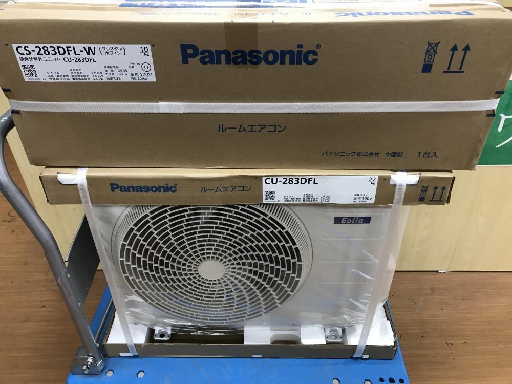 Panasonic ルームエアコン CS-283DFL-Wの中古 未使用品 《神奈川・厚木》中古工具販売の専門店│ ツールオフ厚木店  ｜中古工具販売のツールオフ