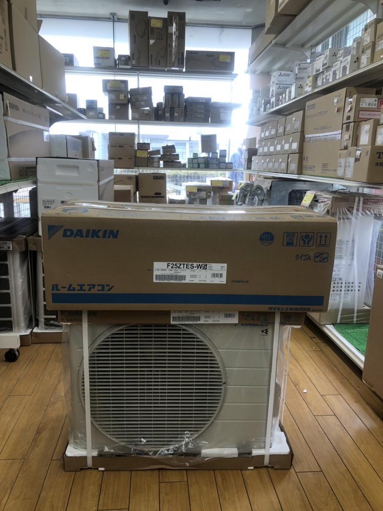 ダイキン DAIKIN ルームエアコン 室内機 室外機セット F25ZTES-W5+R25ZES5の中古 未使用品  《大阪・茨木》中古工具販売の専門店│ ツールオフ茨木店 ｜中古工具販売のツールオフ