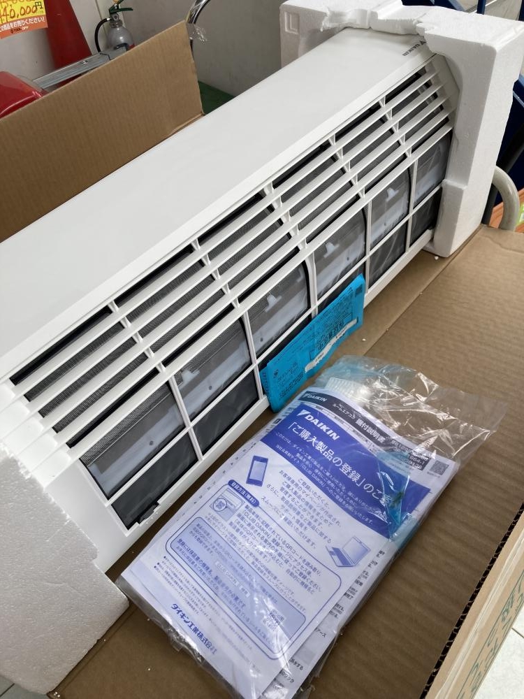 家電 DAIKIN 壁掛けエアコン F224ATES-W 未使用品 ダイキン DAIKIN ルームエアコン F224ATES-W+R225AES5の中古 未使用品