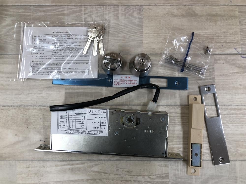 美和ロック 本締電気錠(モーター施解錠型) U9AL4M-1の中古 未使用品 