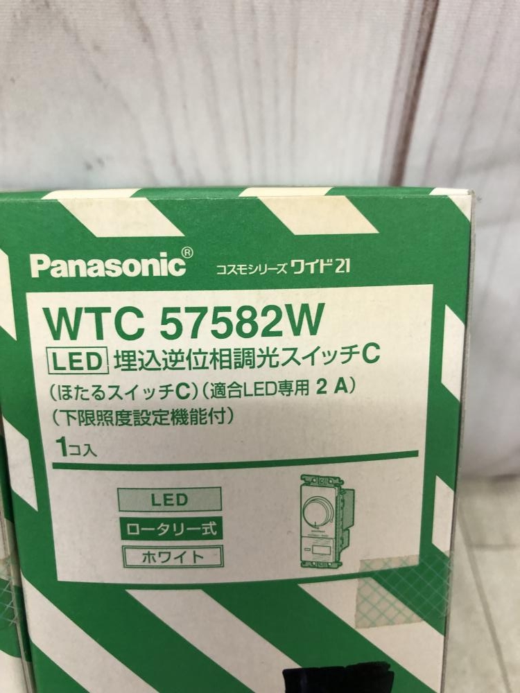 Panasonic パナソニック LED埋込逆位相調光スイッチC WTC57582Wの中古