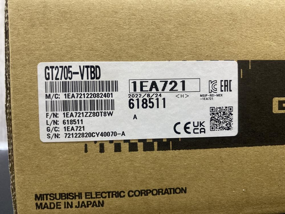 三菱電機 タッチパネル GT2705-VTBDの中古 未使用品 《横浜・青葉》中古工具販売の専門店│ ツールオフ横浜店 ｜中古工具販売のツールオフ