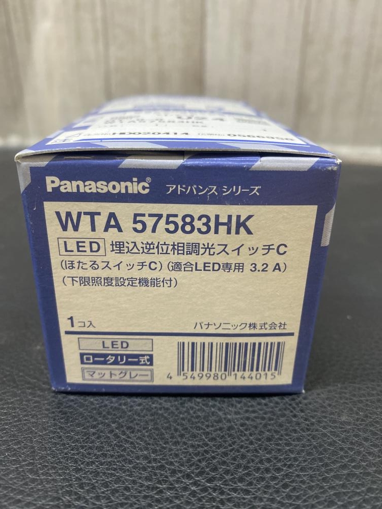 Panasonic LED埋込逆位相調光スイッチC WTA57583WKの中古 未使用品