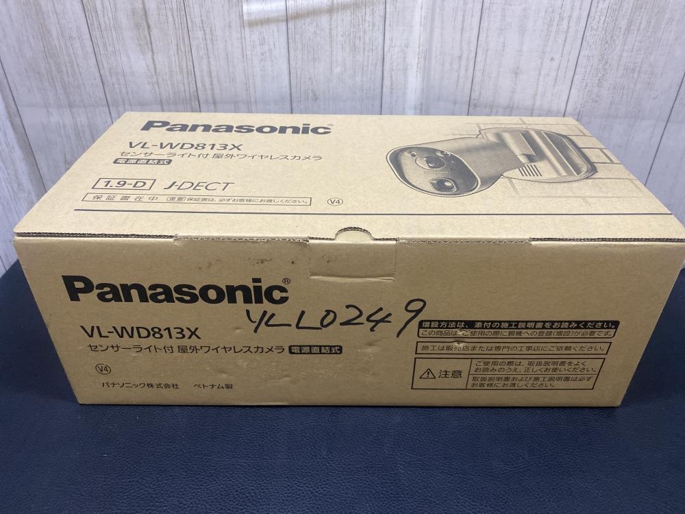 Panasonic センサーライト付屋外ワイヤレスカメラ電源直結式 VL-WD813Xの中古 未使用品 《横浜・青葉》中古工具販売の専門店│  ツールオフ横浜店 ｜中古工具販売のツールオフ