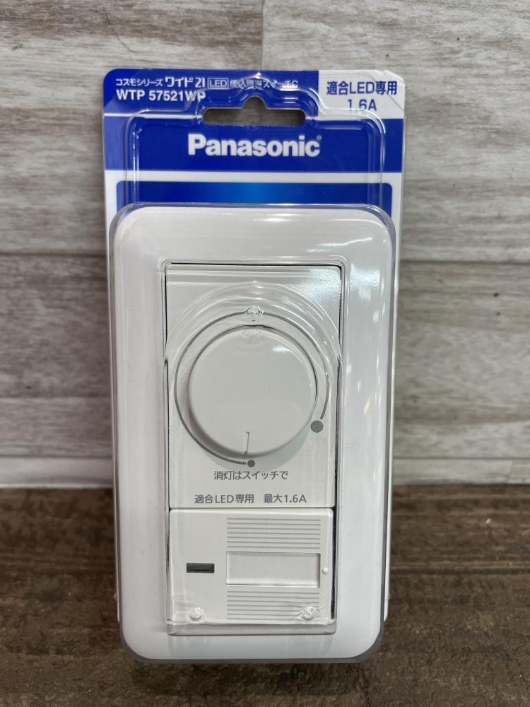 Panasonic パナソニック LED埋込調光スイッチC WTP57521WPの中古 未使用品 《埼玉・入間》中古工具販売の専門店│  ツールオフ所沢入間店 ｜中古工具販売のツールオフ