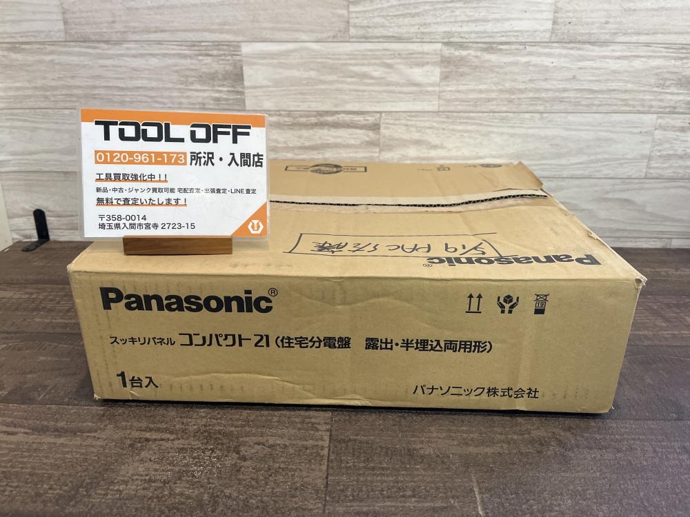 Panasonic パナソニック 住宅分電盤 コンパクト21 BQW810162の中古 未使用品 《埼玉・入間》中古工具販売の専門店│  ツールオフ所沢入間店 ｜中古工具販売のツールオフ