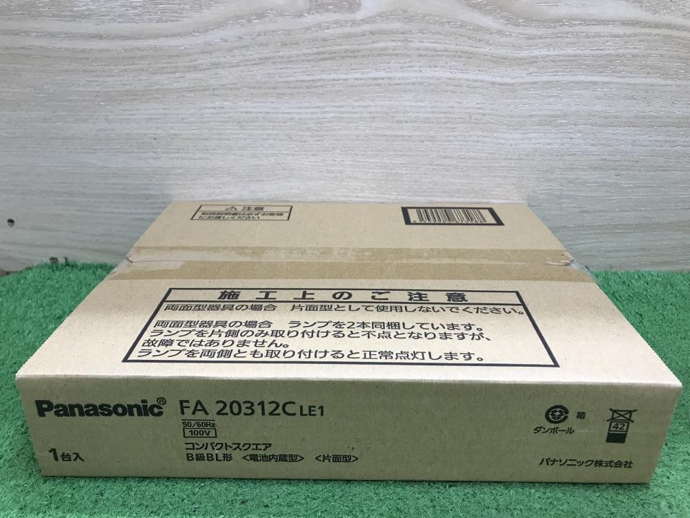 Panasonic LED誘導灯・表示パネルセット FA20312CLE1+FK20300の中古 未
