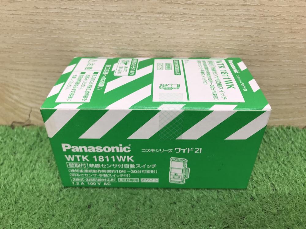 Panasonic 熱線センサ自動スイッチ WTK1811WKの中古 未使用品 《神奈川・厚木》中古工具販売の専門店│ ツールオフ厚木店  ｜中古工具販売のツールオフ